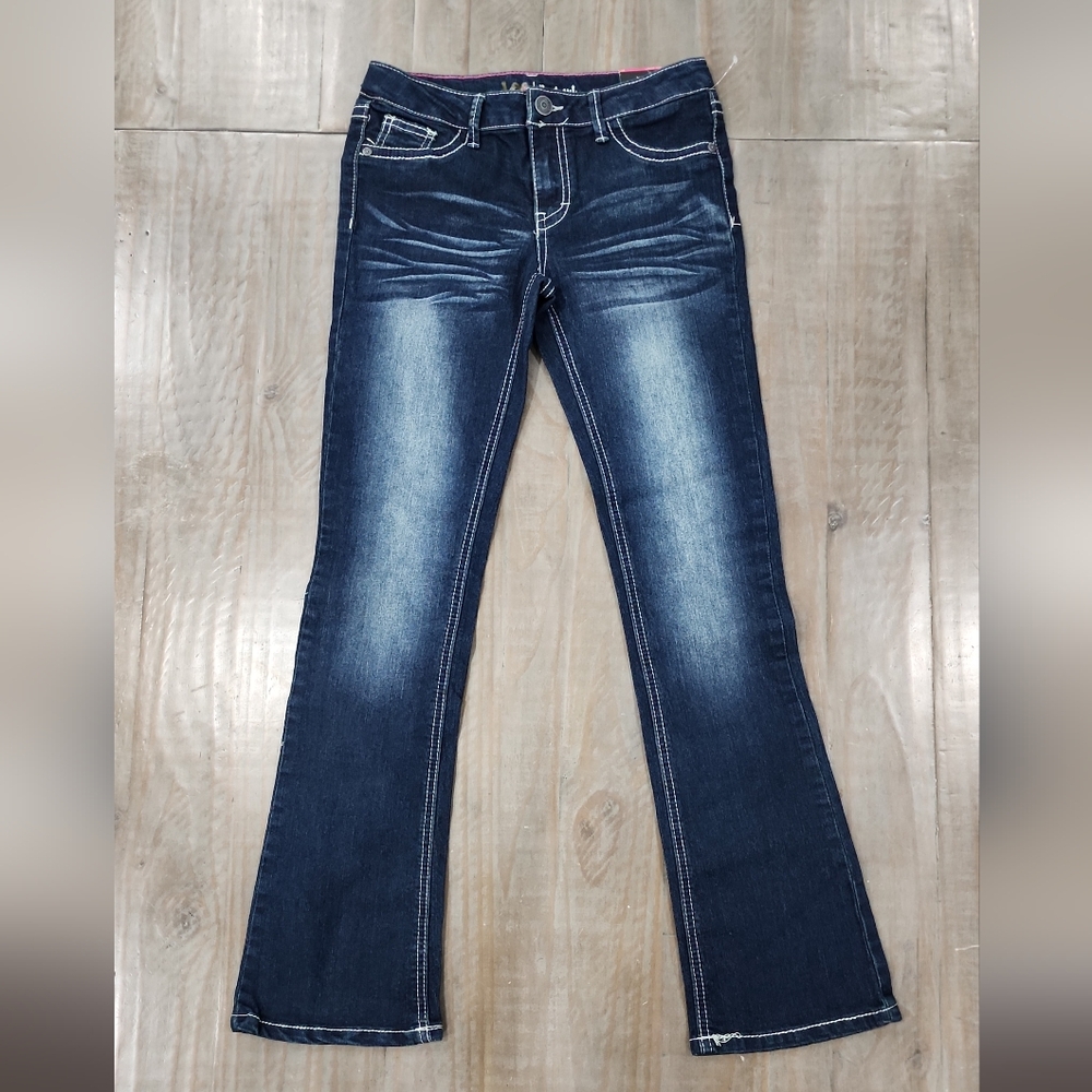 NWT Lee Teens Boot Cut Blue Jeans #B0039